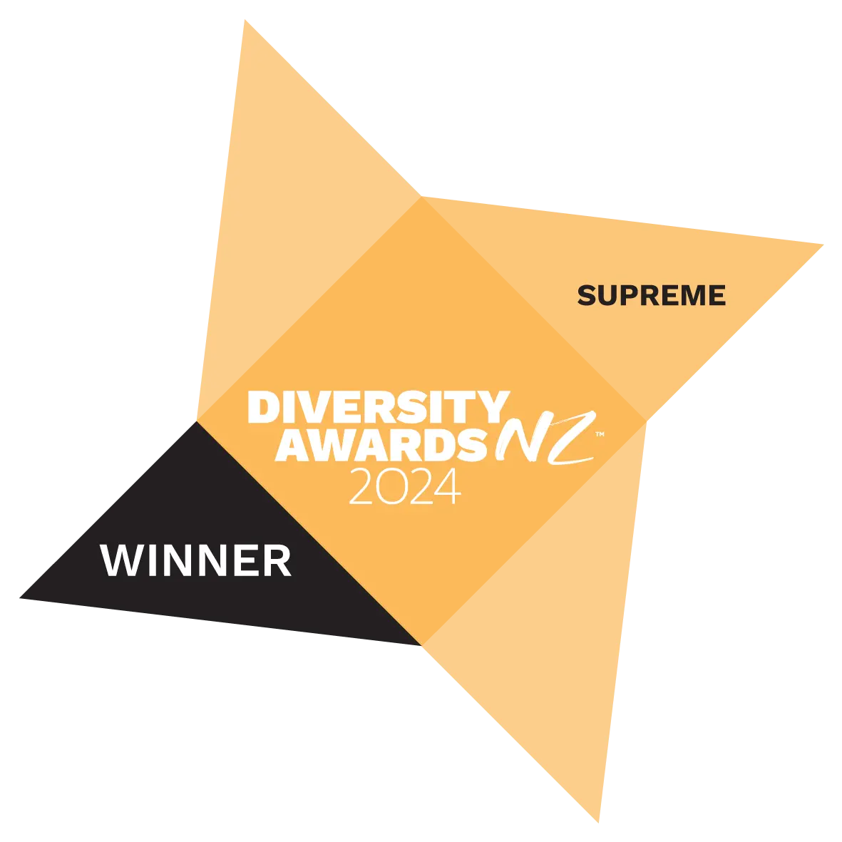 Badge award for the Diversity Awards Supreme Winner 2024