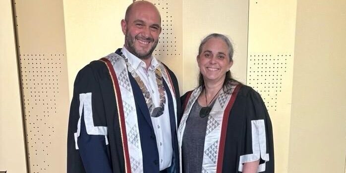 Dr Claire Isham and Dr Luke Bradford